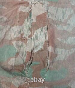 WW2 German Army/Wehrmacht M. 31 Camouflaged Zeltbahn (Poncho) Found in Normandy