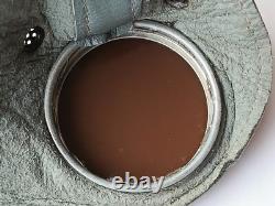 WW2 German Army Wehrmacht Soldier Leather Dust Sun Goggles with Pouches