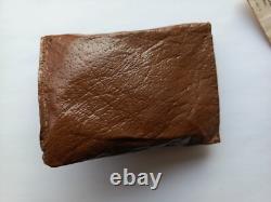 WW2 German Army Wehrmacht Soldier Leather Dust Sun Goggles with Pouches