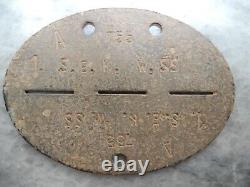 WW2 German Army Wermacht ID DOG TAG (1. S. E. K. W. 755 A)