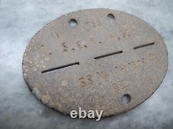 WW2 German Army Wermacht ID DOG TAG (1. S. E. K. W. 755 A)