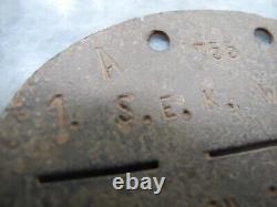 WW2 German Army Wermacht ID DOG TAG (1. S. E. K. W. 755 A)