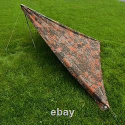 WW2 German Army Zeltbahn Planetree Reproduction Reversible Cotton Canvas