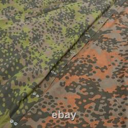 WW2 German Army Zeltbahn Planetree Reproduction Reversible Cotton Canvas