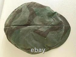 WW2 German Army splinter pattern camo hat. Size 56. Orig