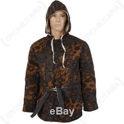 WW2 German Autumn Oakleaf Camo Parka Repro Coat Jacket Army Soldier Uniform