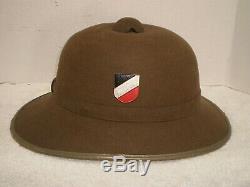 WW2 German DAK Afrika army pith helmet, 1942, size 62, orig