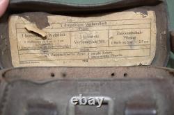 WW2 German Dated Medical First Aid Kit Pouch with Contents Army Wound Bandage