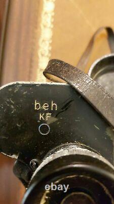 WW2 German Dienstglas beh kf 10x50 serial no. 381804 Binoculars