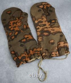 WW2 German Elite Oakleaf Pattern Camo Army parka uniform smock Winter Gloves