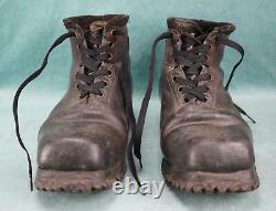 WW2 German Gebirgsjäger leather combat boots wehrmacht army shoe mountain troops