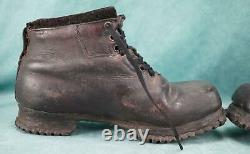 WW2 German Gebirgsjäger leather combat boots wehrmacht army shoe mountain troops