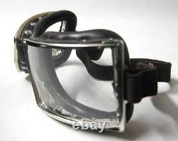 WW2 German Goggles Motorcycle Panzer Vintage aviator driving Wehrmacht New WWII