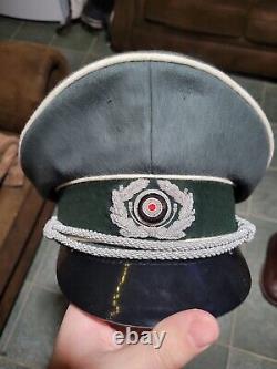 WW2 German HEER Army Ofiicers Visor Cap