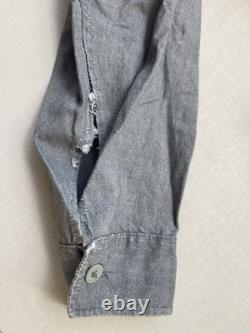 WW2 German Heer Army Gray Cotton Pullover L/S Issue Shirt