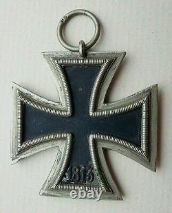 WW2 German Iron Cross 2nd Class Maker Marked 24 Original And Genuine Cross