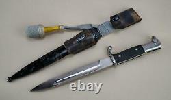 WW2 German K98 dress bayonet Luftwaffe estate Army leather frog Heer knife sword