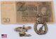 Ww2 German Luftwaffe Pendant Wwii Air Force Flak Note Bomb 20 Mark 1941 Army