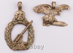 WW2 German LUFTWAFFE Pendant WWII Air FORCE Flak NOTE Bomb 20 mark 1941 Army