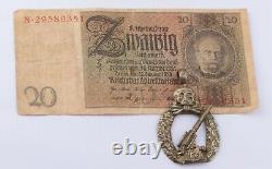 WW2 German LUFTWAFFE Pendant WWII Air FORCE Flak NOTE Bomb 20 mark 1941 Army