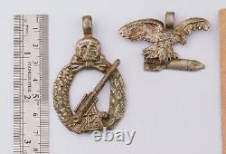 WW2 German LUFTWAFFE Pendant WWII Air FORCE Flak NOTE Bomb 20 mark 1941 Army