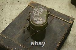 WW2 German Late War Iron Stell Mess Tin Kit Cooking Pot Wehrmacht Army 1943