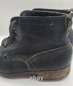 WW2 German Low Boots Bulgarian Army Military Surplus Original Size US 9