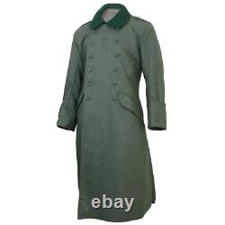 WW2 German M36 Wool Great Coat Repro Trench Over Heer Army Field Grey New