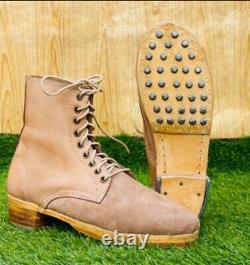 WW2 German M37 Low Boots Repro Army Military Hobnail Leather All Sizes New