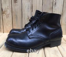 WW2 German Military Army Police Leather Boots Low Cut EUR 46 USA 12