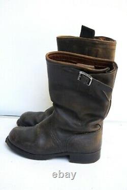 WW2 German Military Army Police Leather Boots Musling verwerk