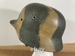 WW2 German Normandy Camoflague Camo M40 Combat Helmet