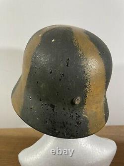 WW2 German Normandy Camoflague Camo M40 Combat Helmet