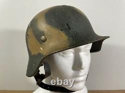WW2 German Normandy Camoflague Camo M40 Combat Helmet