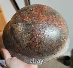 WW2 German Original M40 Medic Helmet Semi Relic Rare find