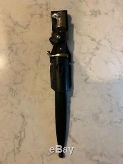 WW2 German Short Dress Bayonet K98 WWII Army Knife Dagger Richard AB Herder