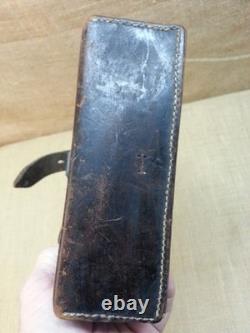 WW2 German Tool Pouch with US 5th Army Insignia Patch Painted on it WW2 German Tool Pouch with US 5th Army Insignia Patch Painted on it