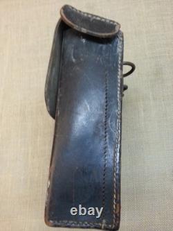 WW2 German Tool Pouch with US 5th Army Insignia Patch Painted on it