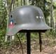 Ww2 German Vulkanfiber Helmet Used By Chilean Army 1940s Stahlhelm Military Rare