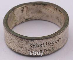 WW2 German WWII Gottingen 1941 Ring GERMANY Badge 1940-1945 Military ARMY Force