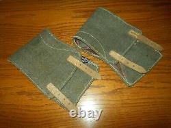 WW2 German Wehrmacht Army Green / Grey GEMASCHEN Gaiter Spat VERY NICE