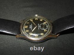 WW2 German Wehrmacht Dienstuhr ARMY PERSONAL SERVICE WATCH GALA NICE