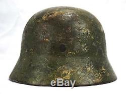WW2 German Wehrmacht Heer camouflage camo combat helmet US Normandy Army soldier