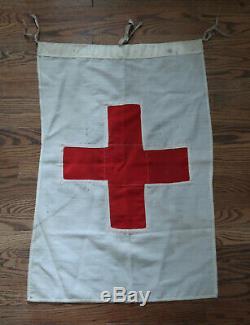 WW2 German Wehrmacht soldier flag banner Heer WW1 Army Officer Red Cross pennant