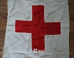 WW2 German Wehrmacht soldier flag banner Heer WW1 Army Officer Red Cross pennant