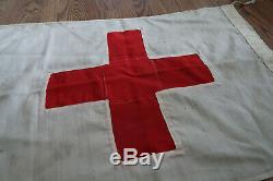 WW2 German Wehrmacht soldier flag banner Heer WW1 Army Officer Red Cross pennant