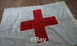 WW2 German Wehrmacht soldier flag banner Heer WW1 Army Officer Red Cross pennant