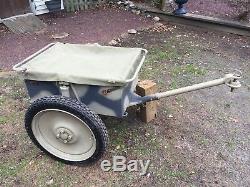 WW2 German army infantry Trailer