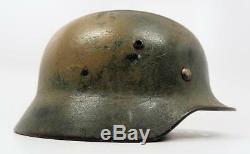 WW2 German camo combat Luftwaffe helmet US Army WWI Air Force soldier camouflage