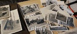 WW2 German document photo group of 1 Officer, Monte Cassino, Dunkirk, soldbuch